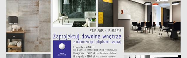Projekty w „Konkursie dla architektów i projektantów wnętrz...” do 18 stycznia 2016